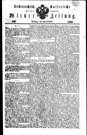 Wiener Zeitung 18351030 Seite: 1