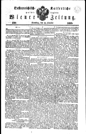 Wiener Zeitung 18351031 Seite: 1