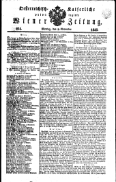 Wiener Zeitung 18351102 Seite: 1