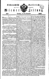 Wiener Zeitung 18351128 Seite: 1