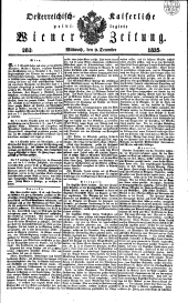 Wiener Zeitung 18351209 Seite: 1