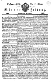 Wiener Zeitung 18351214 Seite: 1