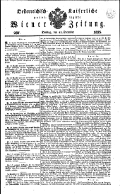 Wiener Zeitung 18351215 Seite: 1