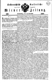 Wiener Zeitung 18351217 Seite: 1