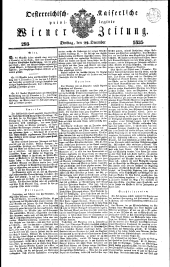 Wiener Zeitung 18351222 Seite: 1