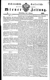 Wiener Zeitung 18360107 Seite: 1