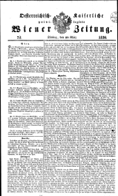 Wiener Zeitung 18360329 Seite: 1