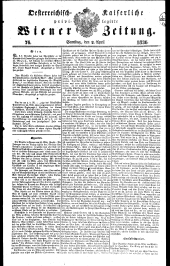 Wiener Zeitung 18360402 Seite: 1