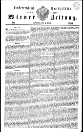 Wiener Zeitung 18360408 Seite: 1