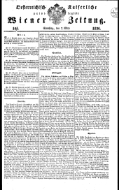 Wiener Zeitung 18360507 Seite: 1