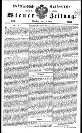 Wiener Zeitung 18360514 Seite: 1