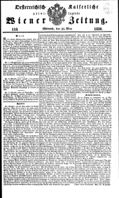 Wiener Zeitung 18360525 Seite: 1