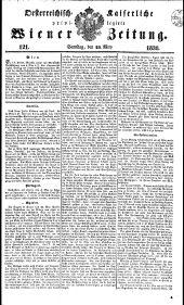 Wiener Zeitung 18360528 Seite: 1