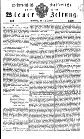 Wiener Zeitung 18360611 Seite: 1