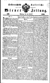 Wiener Zeitung 18360620 Seite: 1