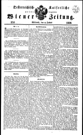 Wiener Zeitung 18360706 Seite: 1