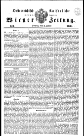 Wiener Zeitung 18360708 Seite: 1