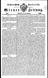 Wiener Zeitung 18360810 Seite: 1