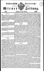 Wiener Zeitung 18360823 Seite: 1