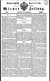 Wiener Zeitung 18360824 Seite: 1