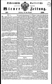 Wiener Zeitung 18360826 Seite: 1