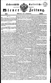 Wiener Zeitung 18360907 Seite: 1