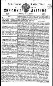 Wiener Zeitung 18361019 Seite: 1