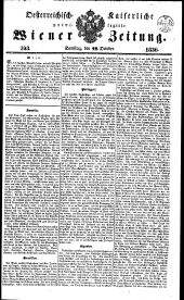 Wiener Zeitung 18361022 Seite: 1