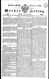 Wiener Zeitung 18361024 Seite: 1