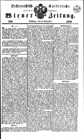 Wiener Zeitung 18361108 Seite: 1