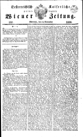 Wiener Zeitung 18361109 Seite: 1