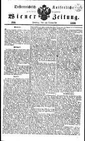 Wiener Zeitung 18361118 Seite: 1