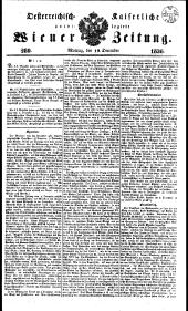 Wiener Zeitung 18361219 Seite: 1