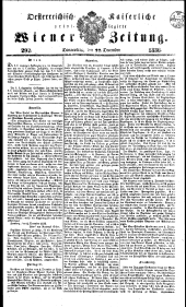 Wiener Zeitung 18361222 Seite: 1