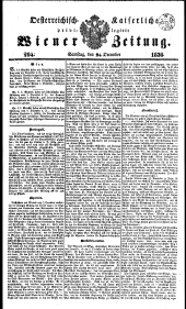 Wiener Zeitung 18361224 Seite: 1