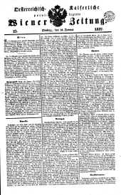 Wiener Zeitung 18370131 Seite: 1