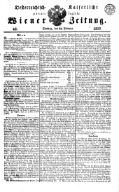 Wiener Zeitung 18370228 Seite: 1