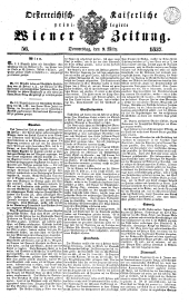 Wiener Zeitung 18370309 Seite: 1