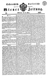 Wiener Zeitung 18370315 Seite: 1