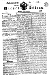 Wiener Zeitung 18370318 Seite: 1