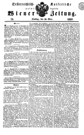 Wiener Zeitung 18370328 Seite: 1