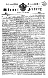 Wiener Zeitung 18370513 Seite: 1