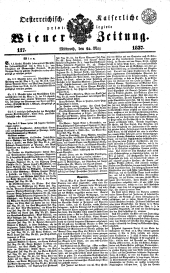 Wiener Zeitung 18370524 Seite: 1