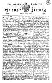 Wiener Zeitung 18370605 Seite: 1