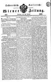 Wiener Zeitung 18370630 Seite: 1