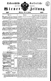 Wiener Zeitung 18370703 Seite: 1