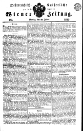 Wiener Zeitung 18370710 Seite: 1