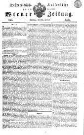 Wiener Zeitung 18370711 Seite: 1