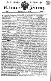 Wiener Zeitung 18370715 Seite: 1