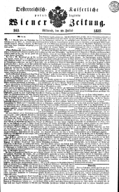 Wiener Zeitung 18370719 Seite: 1